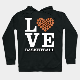 Love Basketball - Heart by Balls Hoodie